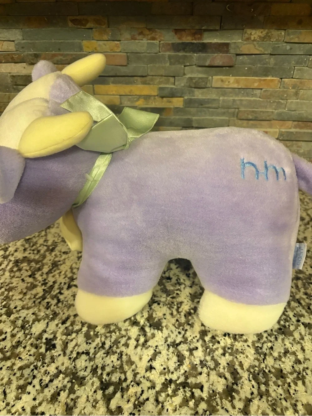 envy Lavender & Cream Plush Cow Stuffed Animal